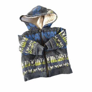 Tea Collection Lago Argentino Sherpa Hoodie Size 6-12M